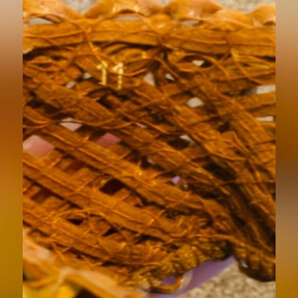 Yellow Box Women's Charm Brown Wedge Platform Embellished Sandals Size 11 - Picture 4 of 6